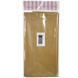 Hanna K. Signature Collection Plastic Rectangular 54"x108" | Gold | 1 Pc Table Cover
