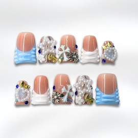 NailPhoria｜SURPRISE DEAL Collections (70 Styles) acrylic press nails:_Starstruck!_L