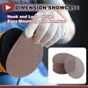 HEROFFIX 50 Pcs 7 Inch Abranet Sanding Mesh Anti-Clog Hook