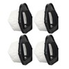 4pcs Handheld Vacuum Cleaner Filter High Strength Efficient Dust Cup
