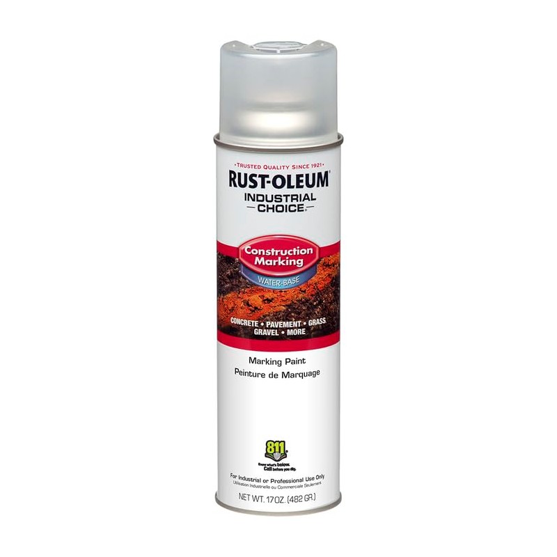Rust-Oleum 264693-12PK Industrial Choice M1400 System Water-Based Construction Marking Paint,