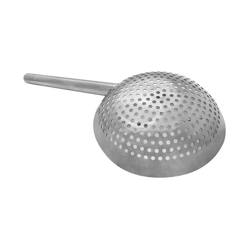 12" Diameter Stainless Steel Skimmer Basket With 14" Handle