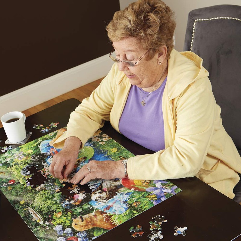 White Mountain Puzzles National Park Badges, 1000 Piece Jigsaw Puzzle