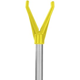 Set of 2 Rod Holders, Rod Stands, V-Rest with Line Groove, 75 cm, Aluminium Rust-Resistant, Durable, Pack of 2 Fishing Net Holder, Universal Use, Colour: Yellow, Size 75 cm, Pack of 2