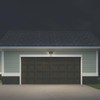 Lithonia Lighting HomeGuard 2-Light LED Outdoor Flood Lights, Dusk to