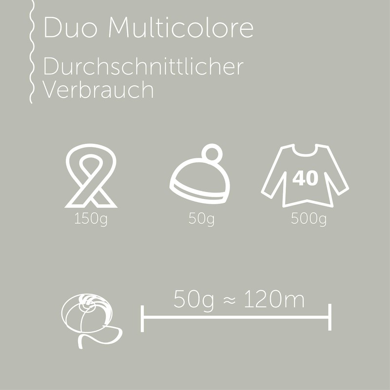 Schachenmayr Duo Multicoloured, 50 g Sky Hand Knitting Yarn