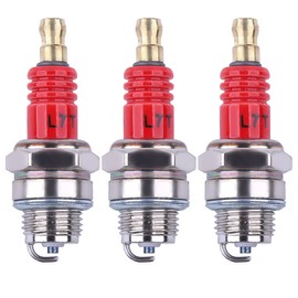 Atunee 3 Pack L7T Spark Plug for 2-Stroke Small Engine for Husqvarna 33cc 43cc 47cc 49cc Chainsaw Trimmer Lawn Mower Chainsaw Trimmer Blower