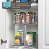 Polder 2-Tier Spinner Caddy, Kitchen and Bathroom Organization and Storage,