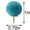 XGNG 100PCS Color Pompoms Pushpins Round Ball Pushpins