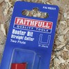 Faithfull Router Bit TCT Two Flute 25.0mm x 25mm 1/4in