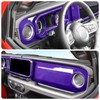 JeCar 4pcs Purple Interior Dash Cover Trim Accessories for 2024