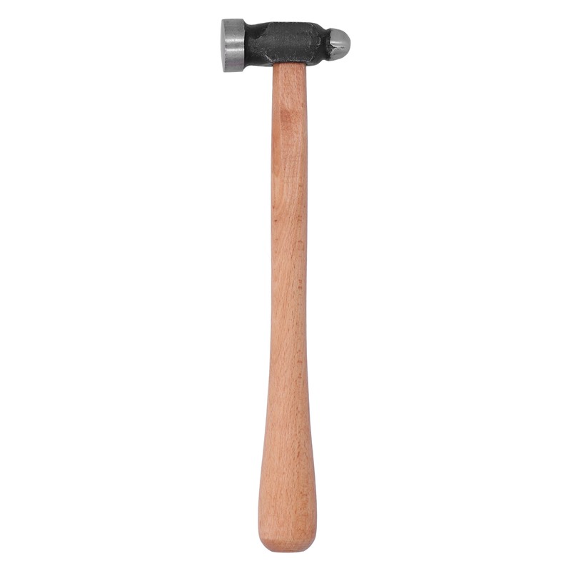 Wood Handle Ball Peen Hammer Household Jewelry Making Processing Round