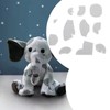 11pcs Elephant Template Ruler Set Acrylic Quilting Template Cutting Set
