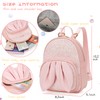 Cute Toddler Backpack for Little Girls, Luxury Mini Backpack with