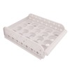 4PCS Egg Container for Refrigerator PP Stackable Shockproof Egg Drawer