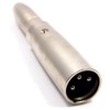 kenable XLR Male Pins to 6.35mm Stereo Socket Adapter Converter