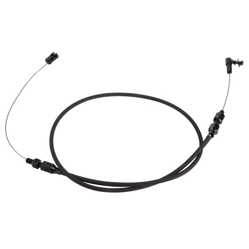 914mm/36in Stainless Steel Throttle Cable Replacement with Wrench AF42‑1101BLK Universal