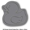 'Rubber Duck' Rubber Stamp - Unmounted Design for Crafting &