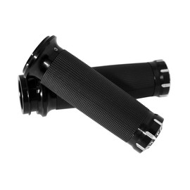 HCmotorku Motorcycle 1 Inch Handlebar Grips for 25 mm Handlebar Universal Suitable for Harley Touring Dyna Softail Sportster