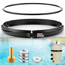 Saillong 190003 Tension Control Clamp and 39010200 Tank Clamp O Ring, Compatible with Pentair FNS Series, Clean & Clear Plus & Quad DE Series Swimming Pool and Spa Cartridge Filter