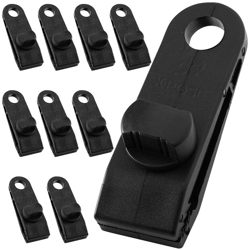 10 Pack Heavy Duty Reusable Tarp Clips - Use with