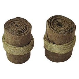 Warcraft Exports WW1 US Army Putties / M1910 Leggings Wraps - Reproduction British WW1 Long Puttees (Khaki)