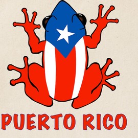 CafePress Puerto Rico PR Coqui Tote Bag Natural Canvas Tote Bag, Reusable Shopping Bag