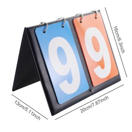 DNDGDLUA Sports scoreboard, scoreboard, portable scoreboard, digit flip sport scoreboard, counting board, for basketball, football, badminton, baseball for competitions, 2 digit scoreboard