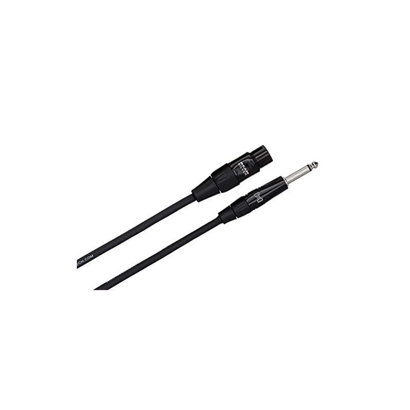 Hosa HMIC-005HZ Pro Cable de micrófono REAN XLR3F a 1/4