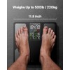 FITINDEX Smart Scale with BMI, Body Fat, Muscle Mass, Scale