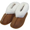 Harrys-Collection Lambskin Slippers in 5 Colours - brown, size: 38