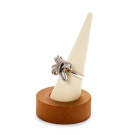 Oirlv Wooden Ring Organiser Stand Ring Display Holder Ring Storage Stand for Ring Display and Organiser