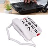 Large Button Phone for Seniors, Simple Classic Corded Landline Phone,