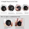 3 Pieces Luggage Locks Set, Combination Lock Suitcase Lock, Small