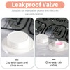 Meetall 6Pack Hanging Vacuum Storage Bag Reusable Space Saver Compressed