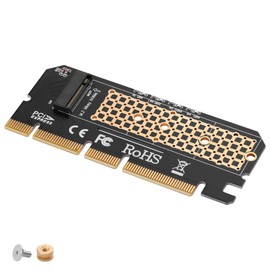 GINTOOYUN M.2 NVME SSD to PCIE 4X 8X 16X Adapter Card M. 2M Key SSD to PCI-E 3.0 4X 8X 16X Expansion Card Support SSD Length 2230 2242 2260 2280