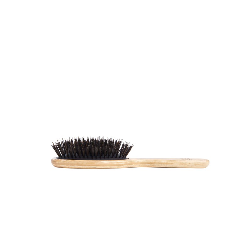 Tek Large Oval Hair Brush with Boar Bristles and Nylon