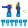 6st Bite Valve with 2 Straight and Angled Hose Connector