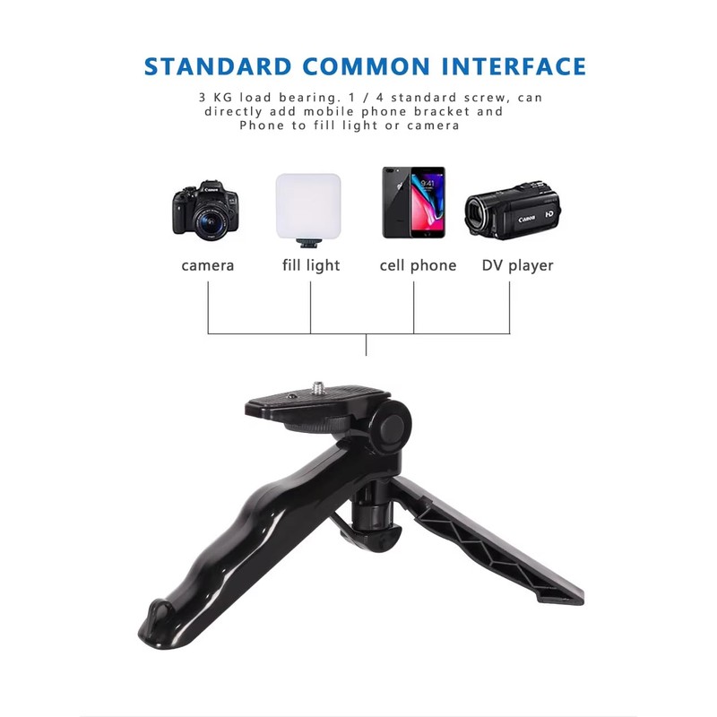 Tripod selfie stick with Bluetooth remote control function with Light