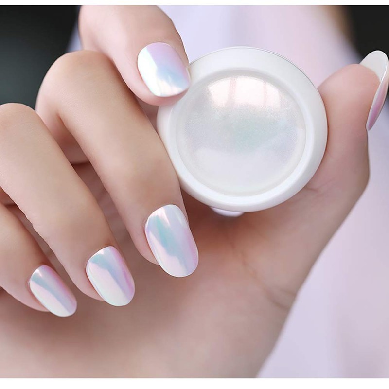 Chrome Pearl Shell Powder Nail Art Glitter Pigment Pearl Powder