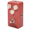 Distortion Pedal Dark Red Metal Classic British Rock Monoblock Guitar