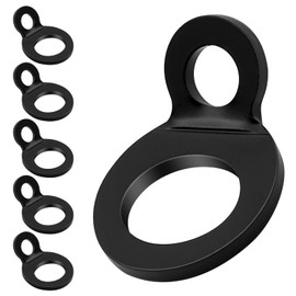 Biqiure 6PCS Tie Down Strap Rings,Stainless Steel Tie-Down Anchors Hooks Multi-Purpose Heavy Duty Tie Down Ring For Dirt Bike, Motorcycle/Trailer/Pickup/Truck/Camper/RV