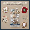 Buttons Galore - Juego de 50 botones de Navidad para