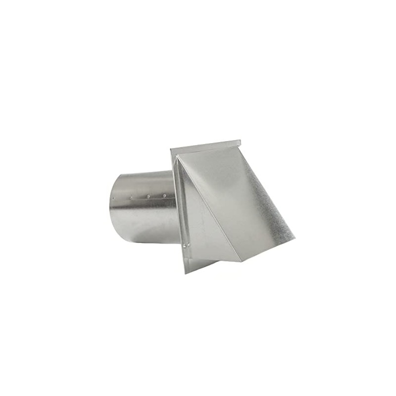 FAMCO Galvanized Steel Hooded Wall Vent with Screen, Used for