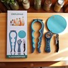 4 in 1 Jar Opener Set - Non-Slip Handle, Easy