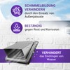 Vioks.pro Ventilation Grille 150 mm Stainless Steel with Backflow Flap