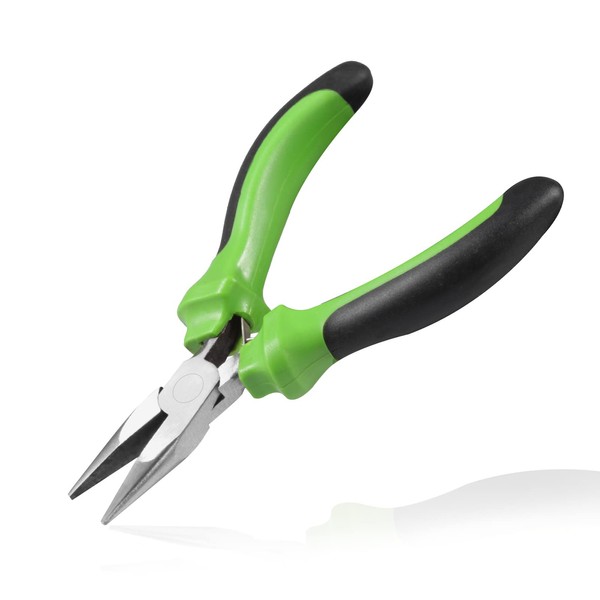 LEONTOOL 5 Inch Long Nose Pliers Smooth Jaws Chain Nose
