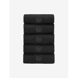 Next Mens Comfortable Plain Socks 5 Pack – Regular - black