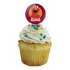 Sesame Street Elmo Scribble Cupcake Picks Toppers Decoration Set of