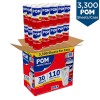 POM Individually Wrapped 2-Ply Paper Towels (110 sheets/roll, 30 rolls)